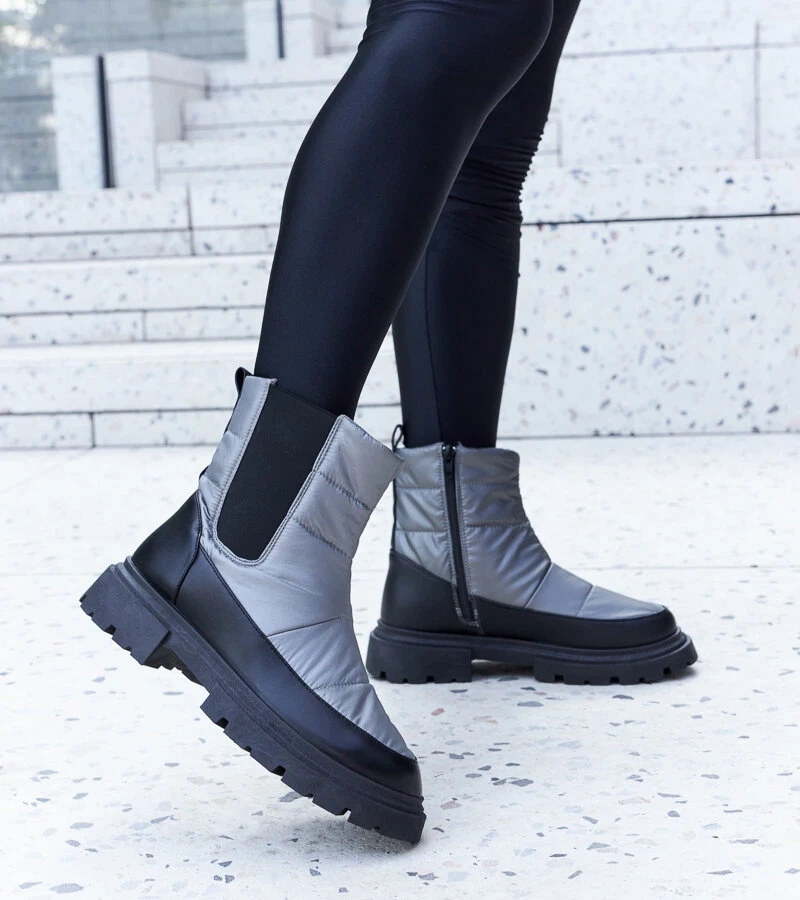 Szare ocieplane śniegowce