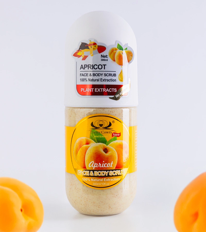 Hers Peeling do twarzy i ciała Pretty Cowry z pestek moreli 300 ml