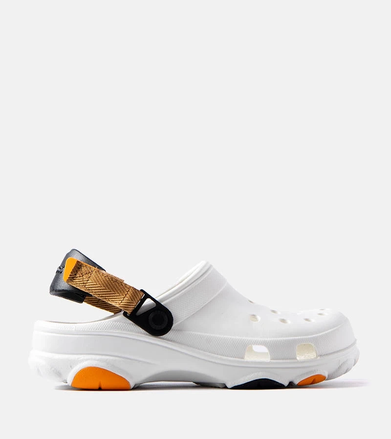 Uniwersalne białe klapki Crocs