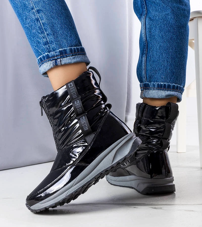 Czarne ocieplane śniegowce Big Star KK274392