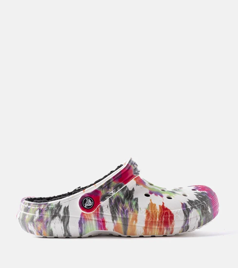 Kolorowe ocieplane klapki Crocs