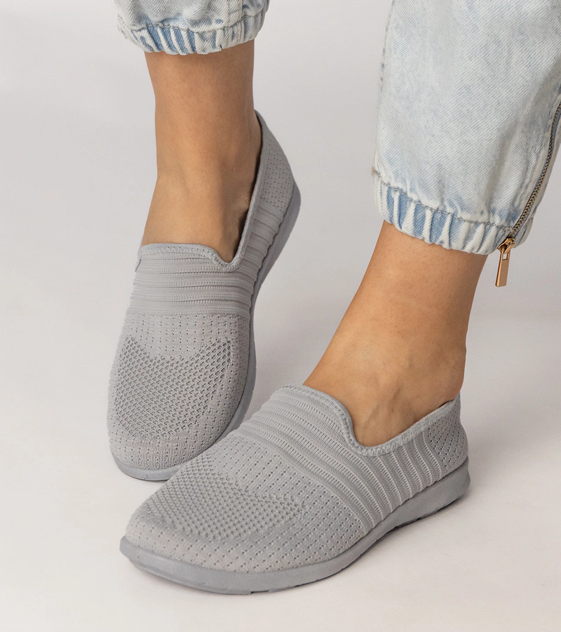 Hers Szare damskie tenisówki