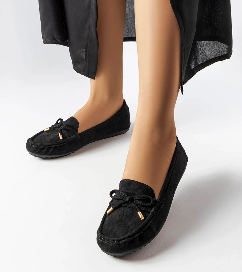 Czarne klasyczne mokasyny