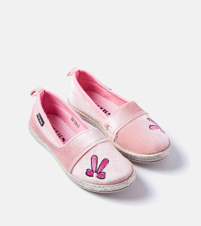 Różowe dziecięce balerinki