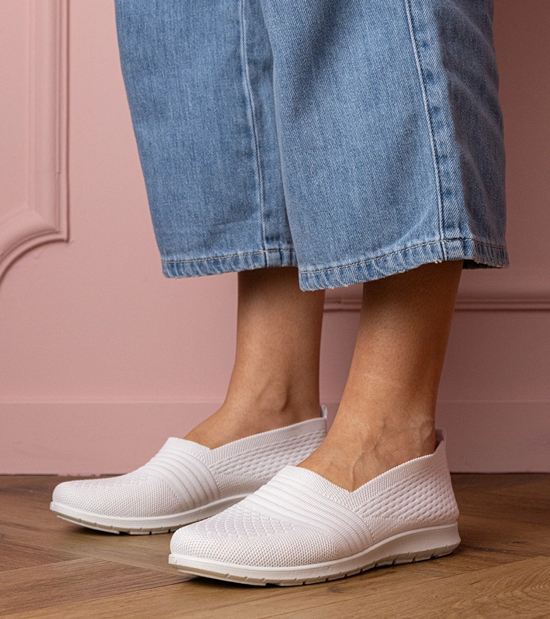 Hers Białe damskie tenisówki