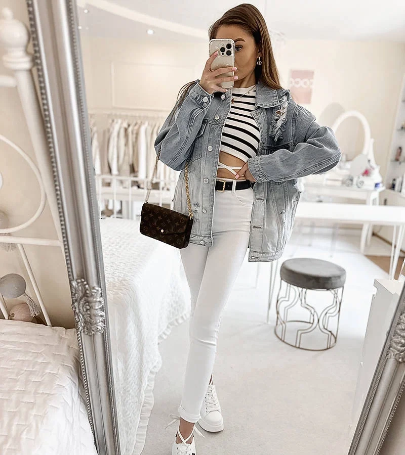 Jeansowa damska kurtka Ottavia