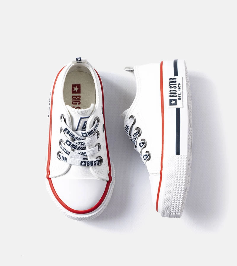 Białe trampki dziecięce KK374042