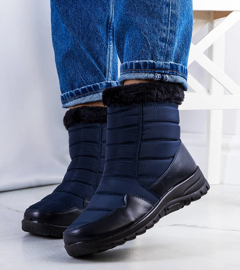 Granatowe śniegowce