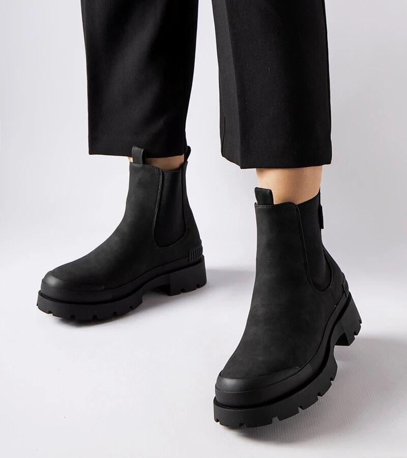 Czarne wsuwane botki Big Star MM274319