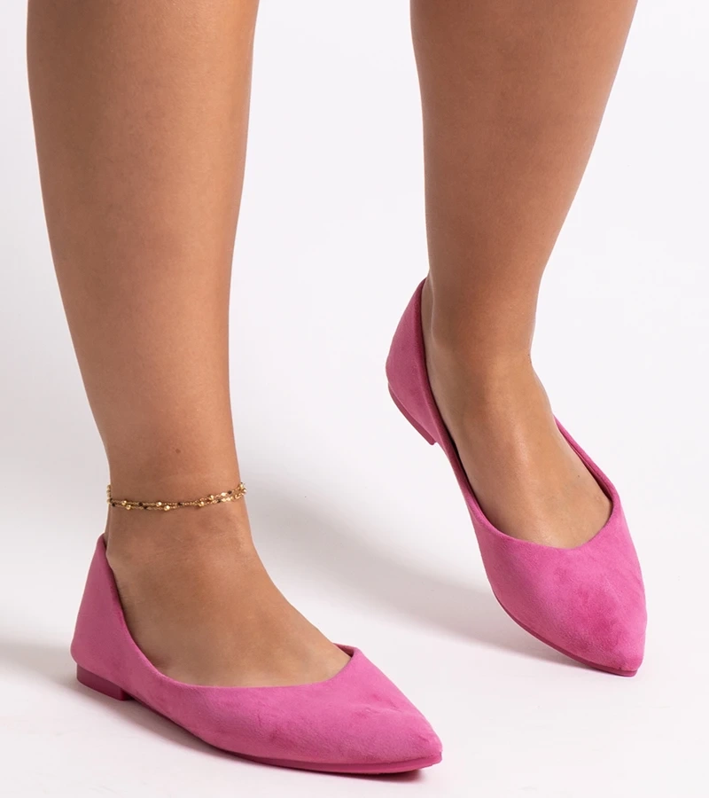 Balerinki ze szpiczastym noskiem