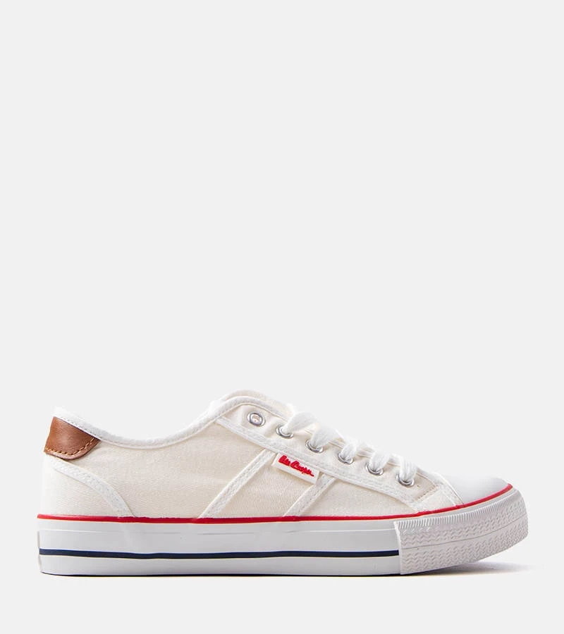 Białe męskie trampki Lee Cooper LCW-22-31-0863M