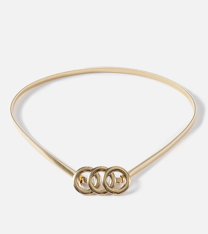 Złoty elastyczny pasek