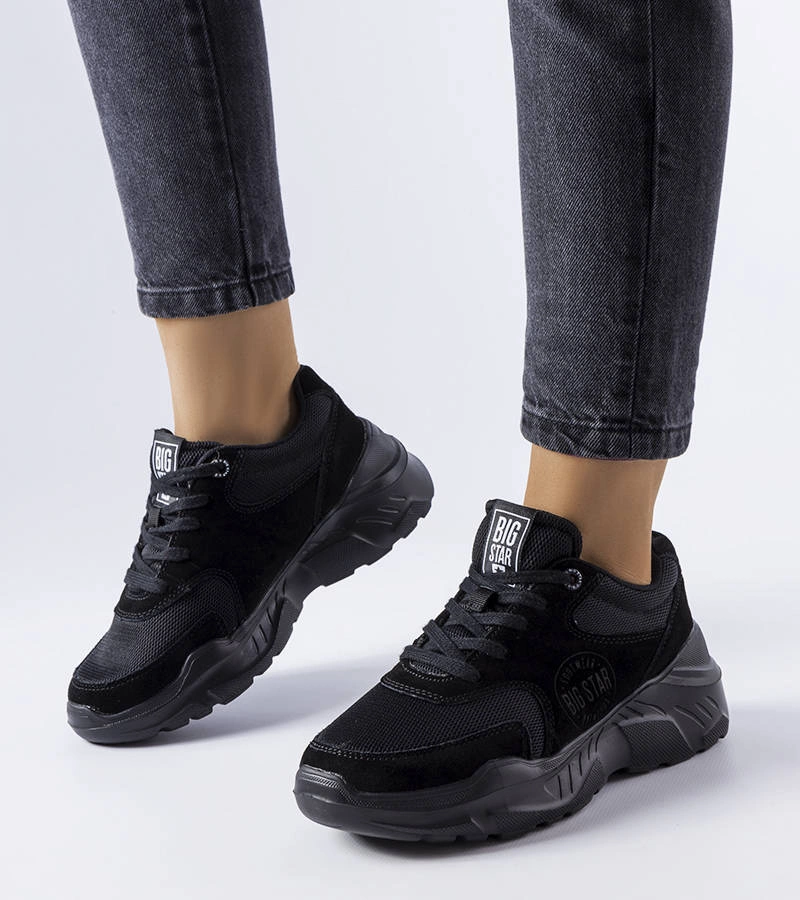 Big Star czarne sneakersy Big JJ274A113