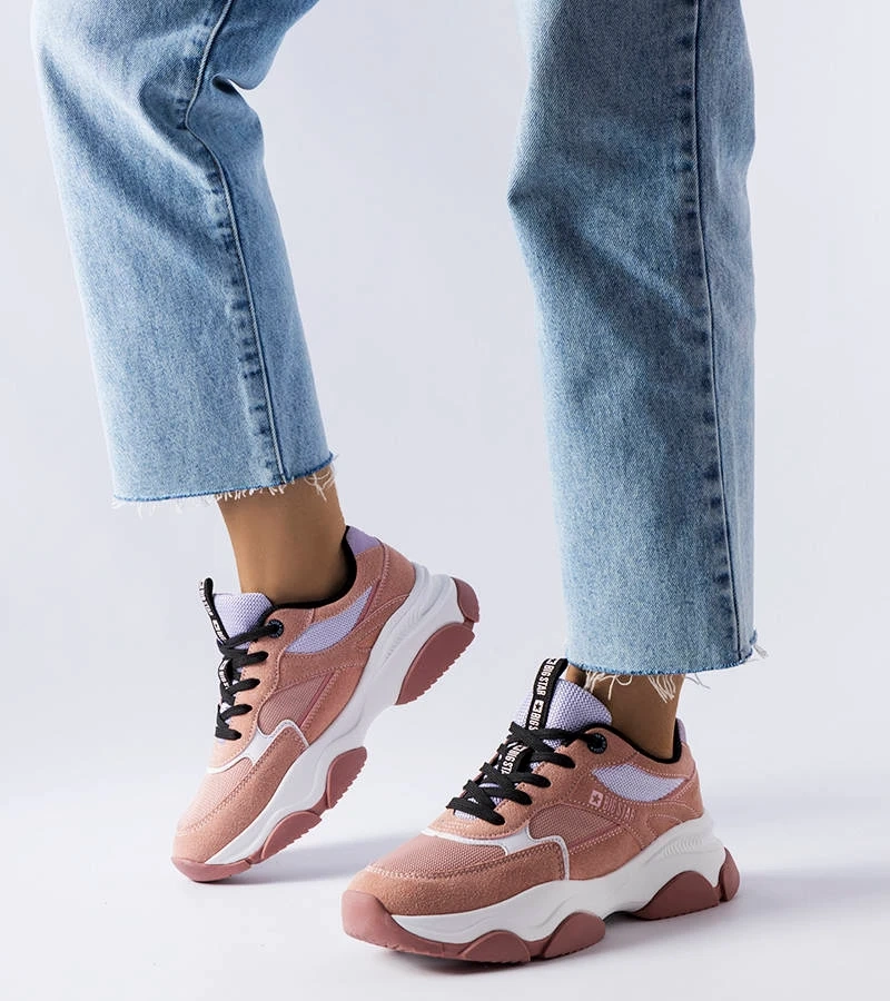 Big Star JJ274577 różowe buty sportowe