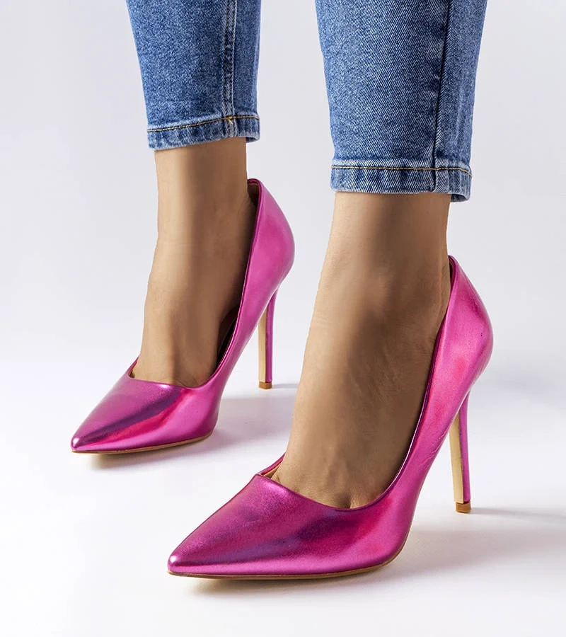 Efektowne neonowe szpilki