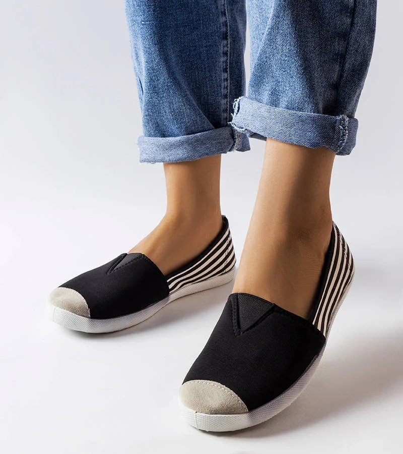 Czarne tenisówki damskie