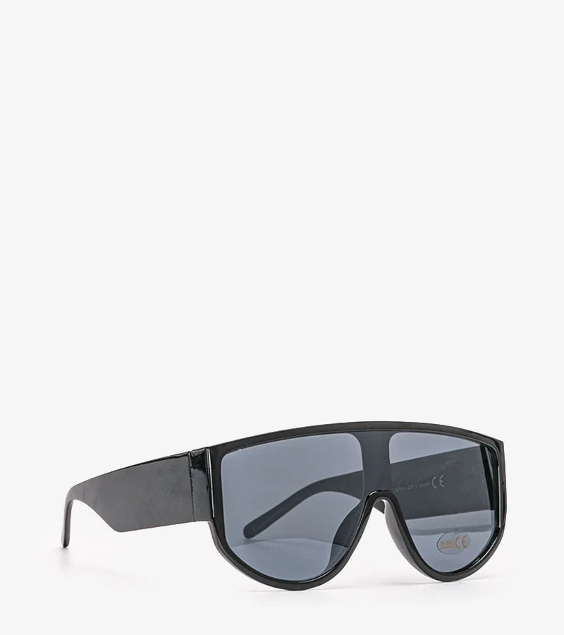 Okulary przeciwsłoneczne Shield czarne