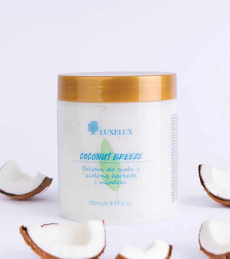 Hers Balsam do ciała z zieloną herbatą i miodem LUXELUX COCONUT BREEZE 250 ml