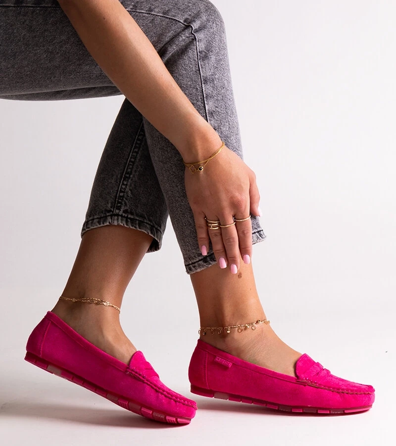 Różowe mokasyny Big Star NN274928