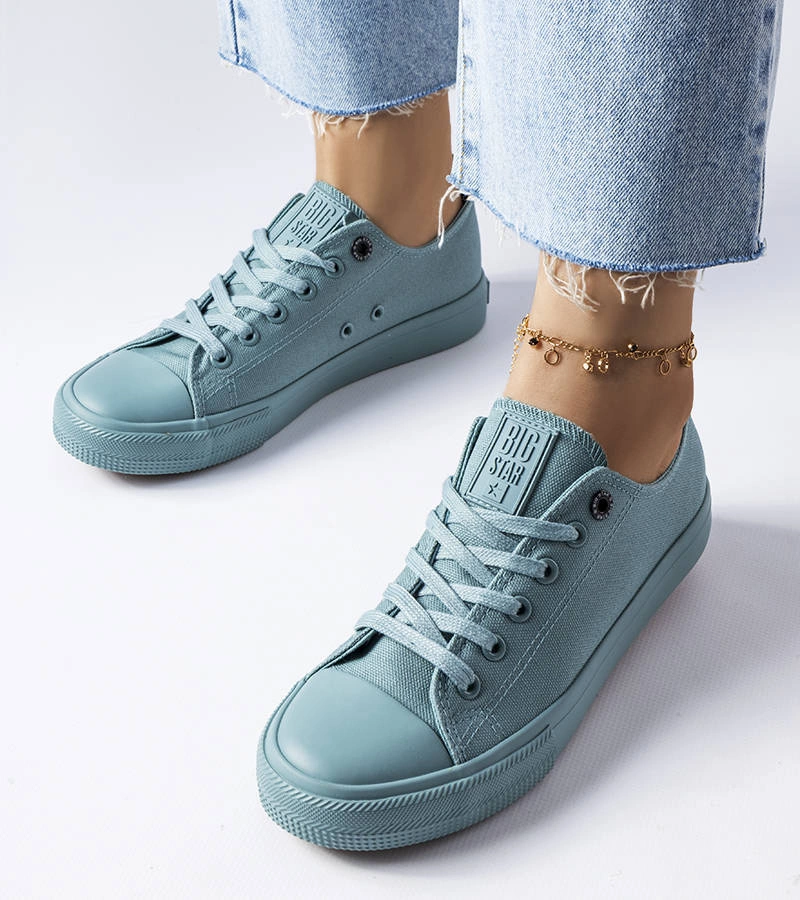 Tenisówki zielone Big Star LL274019