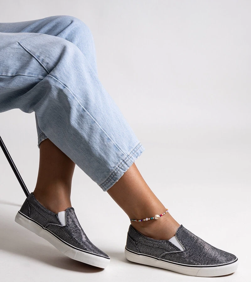 Brązowe mokasyny ze skórzana wkładką